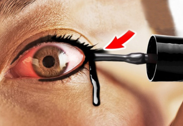 4. Tırnak cilasını eyeliner olarak kullanmak!