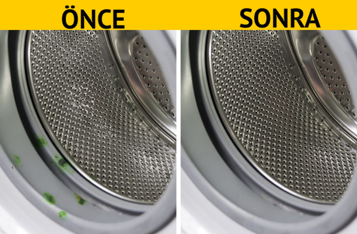4. Çamaşır makinesini temizlemek için gargara kullanabilirsiniz